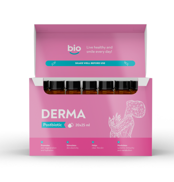 Bibiotic® Derma Postbiotic for skin recovery, 20+1 vials x25ml