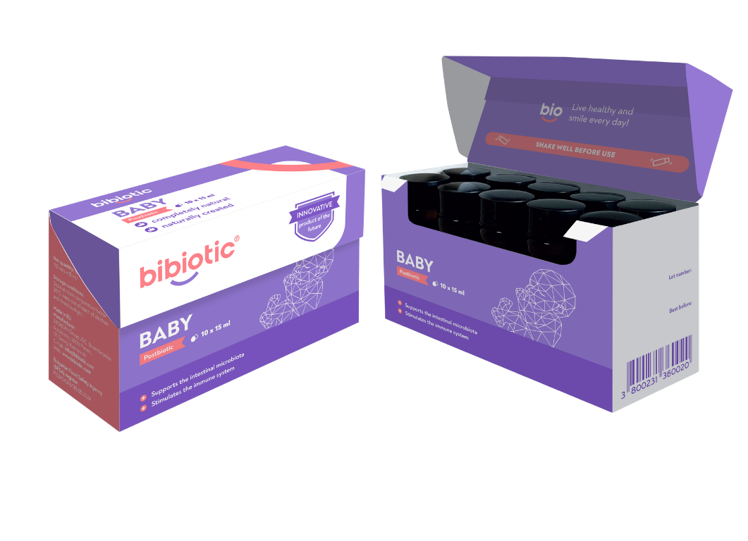 2x Postbiotic Bibiotic® for babies