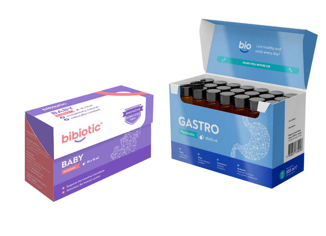 1 pc. Bibiotic® Gastro + 1 pc. Bibiotic® Baby