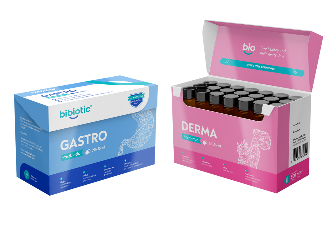 1 pc. Bibiotic® Derma + 1 pc. Bibiotic® Gastro