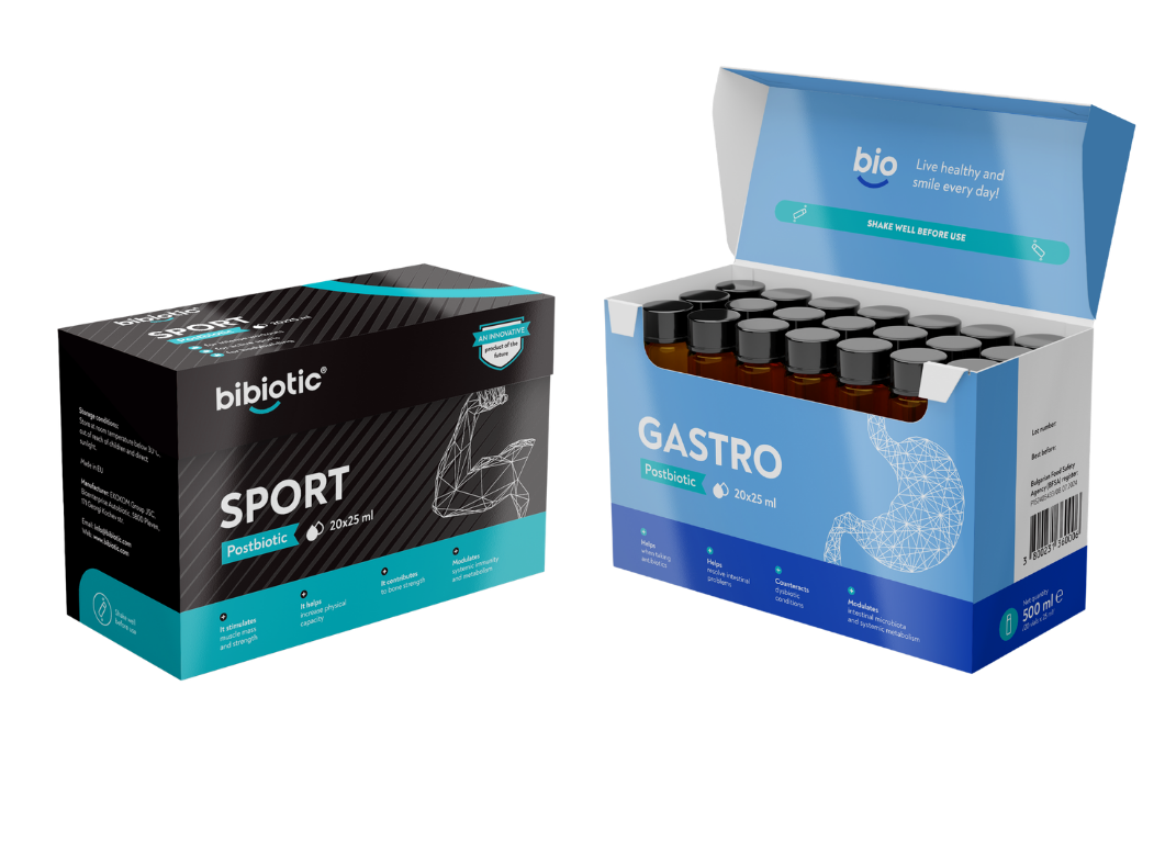 1 pc. Bibiotic® Gastro + 1 pc. Bibiotic® Sport