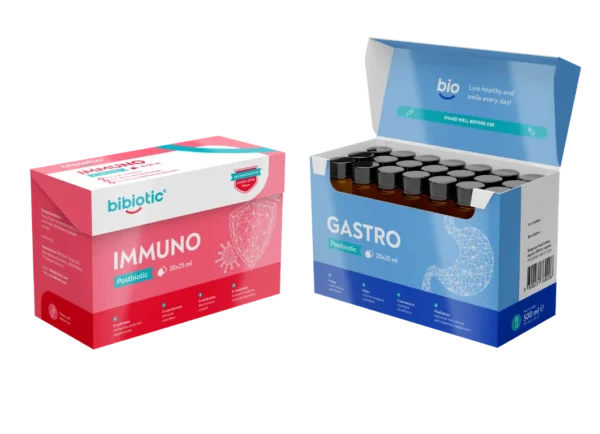 1 бр. Bibiotic® Гастро + 1 бр. Bibiotic® Имуно