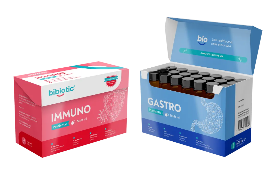 1 бр. Bibiotic® Гастро + 1 бр. Bibiotic® Имуно